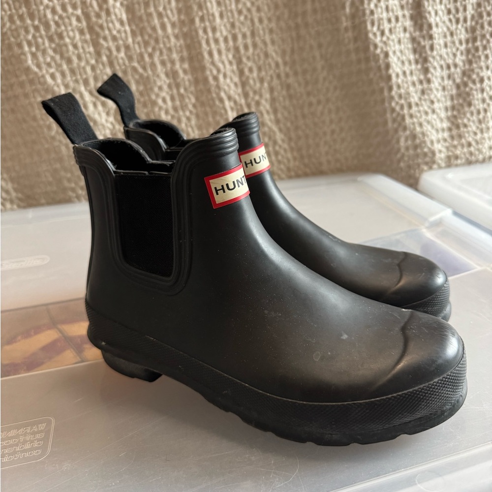 Hunter Black Rain Boots for Women